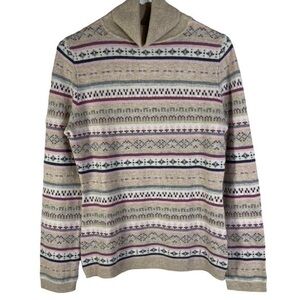 Garnet Hill Cashmere Turtleneck Sweaters Top Size S